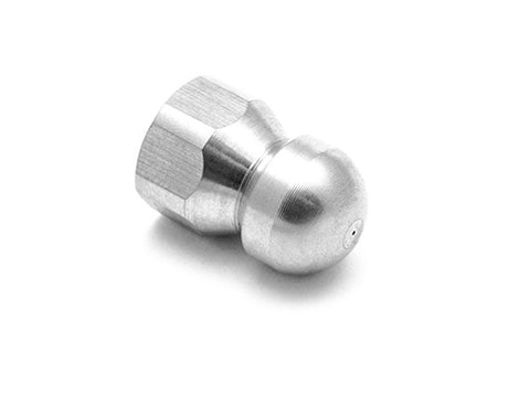 FIXED SEWER JETTING NOZZLE SS 3/8 NPT F 3+1 8.0