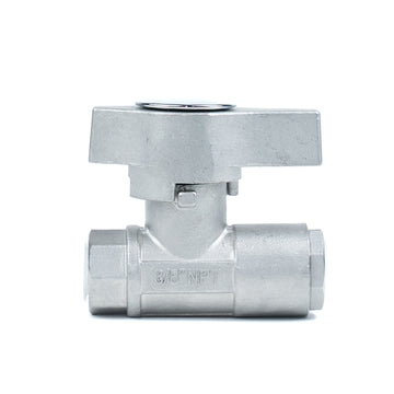 BALL VALVE SS10 3/8 FXF 5000 - ROUND