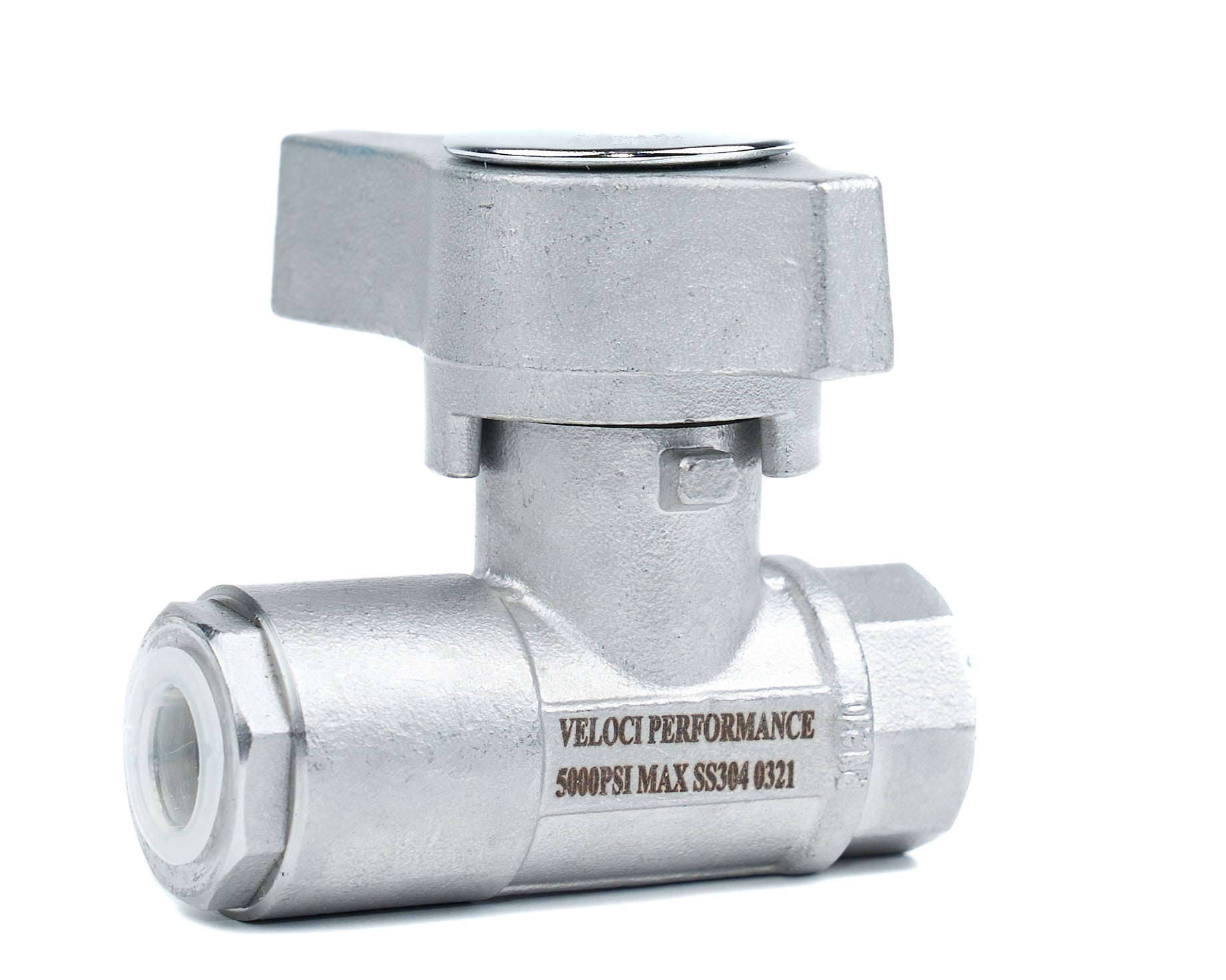 BALL VALVE SS10 3/8 FXF 5000 - ROUND