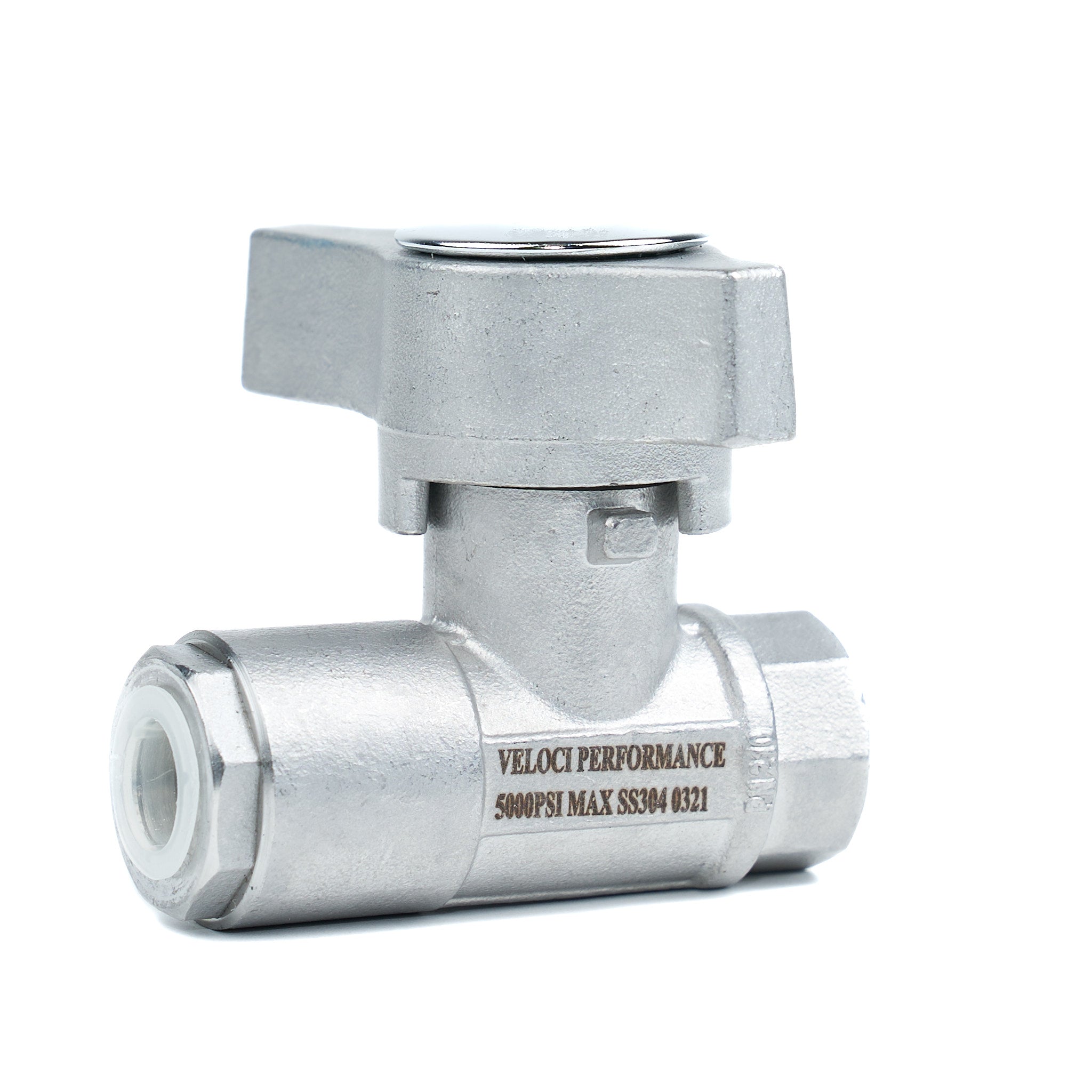 BALL VALVE SS10 3/8 FXF 5000 - ROUND