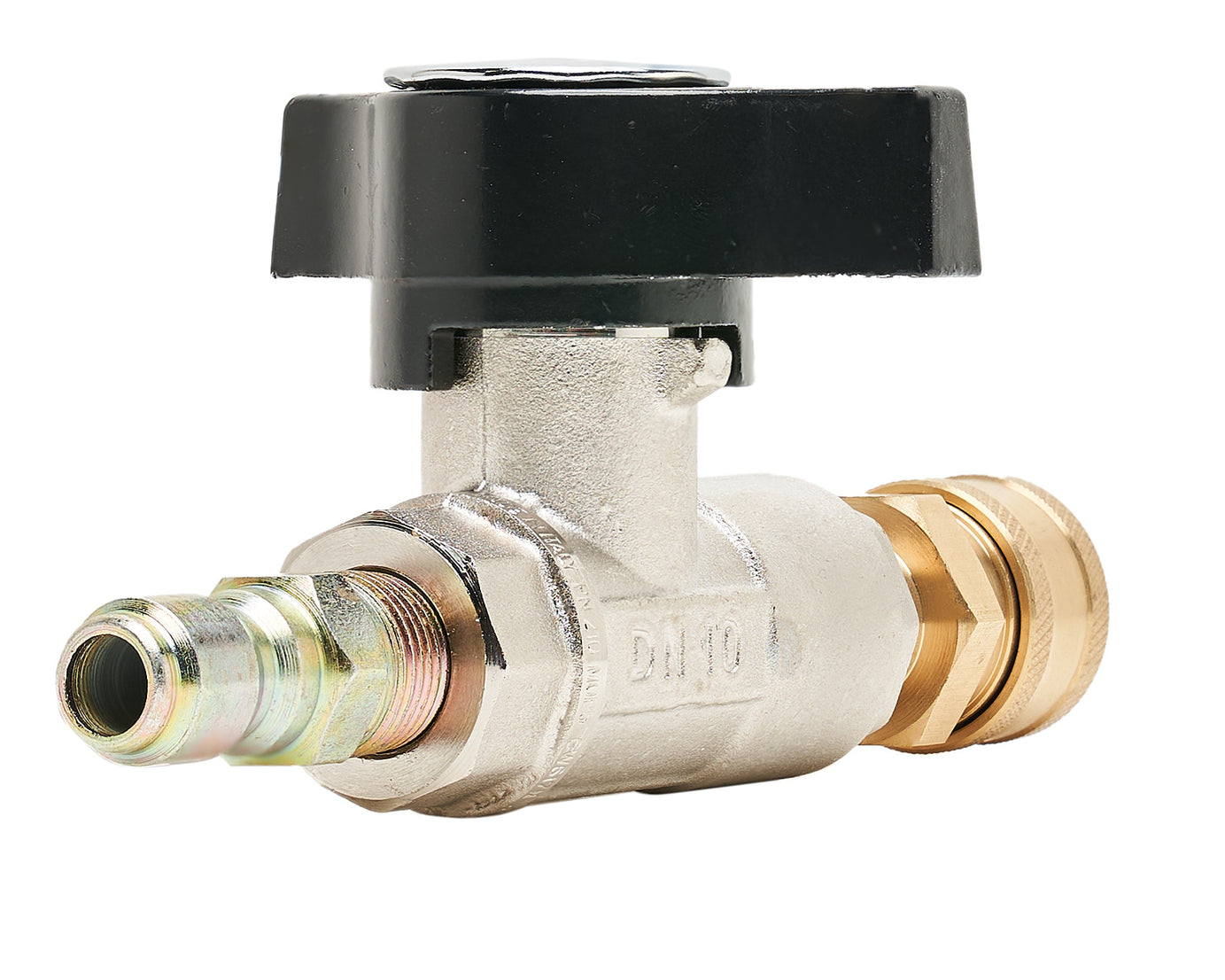 BALL VALVE BRASS 3/8 FXF 3K W/QC COUPLER/PLUG