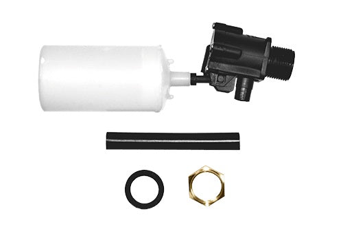 FLOAT VALVE PLASTIC 3/4' M W/ FILTER & PIPE