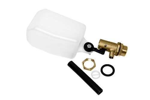 FLOAT VALVE BRASS 3/4' M W/FILTER & PIPE