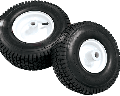 10 RUBBER WHEEL FOAM FILLED (W/O BUSHING/BEARING)