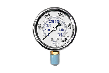 PRESSURE GAUGE SS 1/4 BOTTOM MOUNT 10,000 PSI