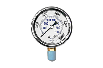 10,000 PSI Bottom Mount Pressure Gauge