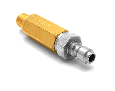 FILTER HP QC PLUGX1/4M BRASS/STEEL 6,000PSI