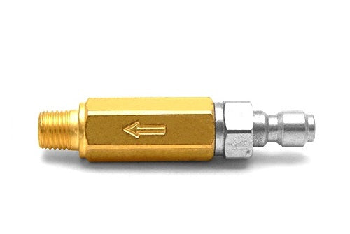 FILTER HP QC PLUGX1/4M BRASS/STEEL 6,000PSI