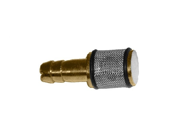 Chrome & Brass Chem Filter w/ Check Valve