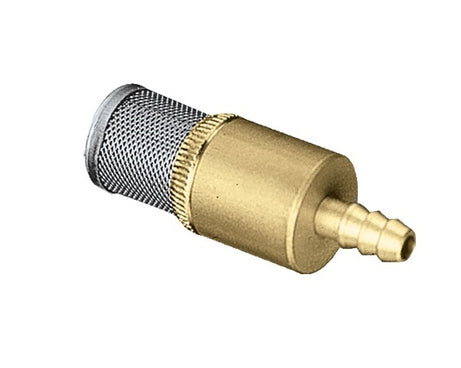 CHEMICAL FILTER SS/BRASS 400 MICRON 6MM HOSE BARB