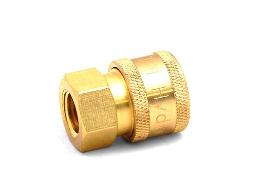 BRASS QC SOCKET 1/4FPT