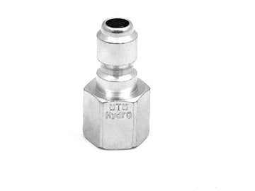 PLATED STEEL QC PLUG 1/2FPT