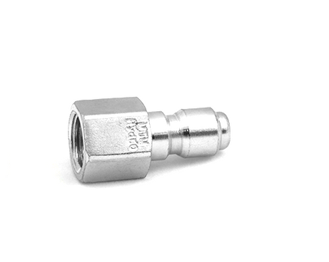 Hydrojet PLATED STEEL QC PLUG 1/4FPT