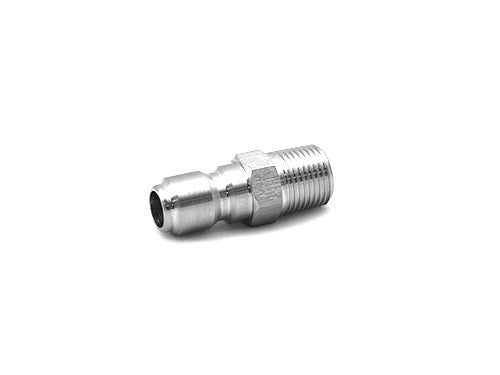 PLATED STEEL QC PLUG 1/2MPT