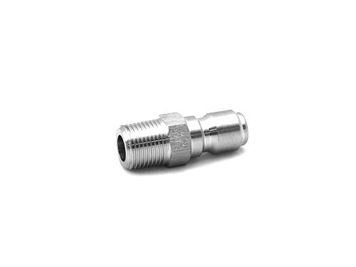 PLATED STEEL QC PLUG 1/2MPT