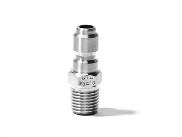 STAINLESS STEEL QC PLUG 1/4MPT