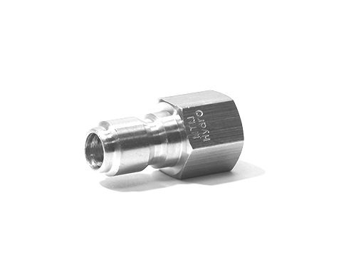 STAINLESS STEEL QC PLUG 1/2FPT