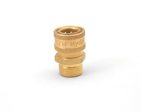 COUPLER BRASS 3/8 QC X M22 M