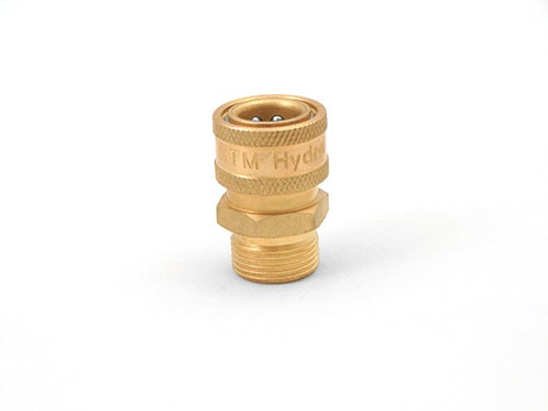 COUPLER BRASS 3/8 QC X M22 M