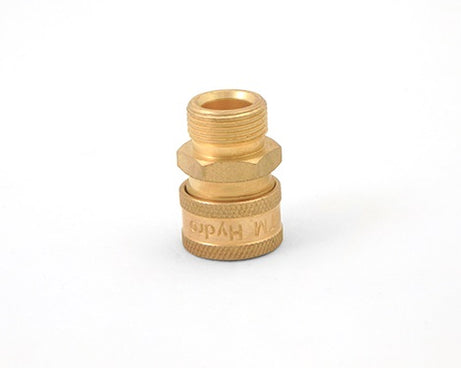 COUPLER BRASS 3/8 QC X M22 M