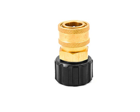 3/8" QC Brass Coupler x M22 F 14mm Twist Coupler