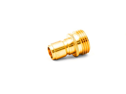 BRASS GARDEN HOSE QC PLUG