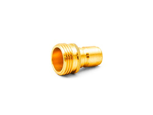 BRASS GARDEN HOSE QC PLUG