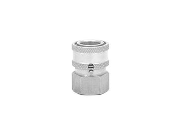 STAINLESS STEEL QC SOCKET W/LOCKING COLLAR 1/2 FPT