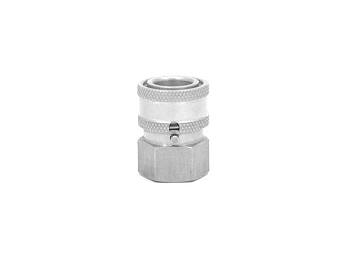 STAINLESS STEEL QC SOCKET W/LOCKING COLLAR 1/2 FPT