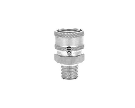 Hydrojet SS QC SOCKET W/LOCKING COLLAR 1/2 MPT