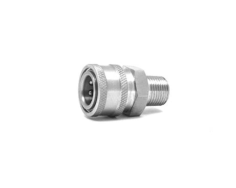 Hydrojet SS QC SOCKET W/LOCKING COLLAR 3/8 MPT