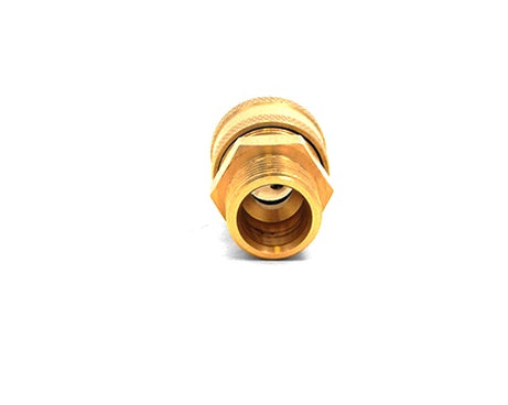 COUPLER BRASS 3/8 QC X M22 M PLUG (15MM)