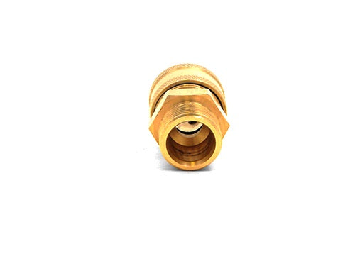 COUPLER BRASS 3/8 QC X M22 M PLUG (15MM)