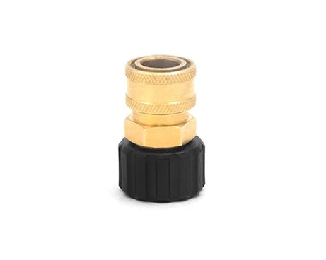 COUPLER BRASS 3/8 QC X M22 F TWIST COUPLER (15MM)