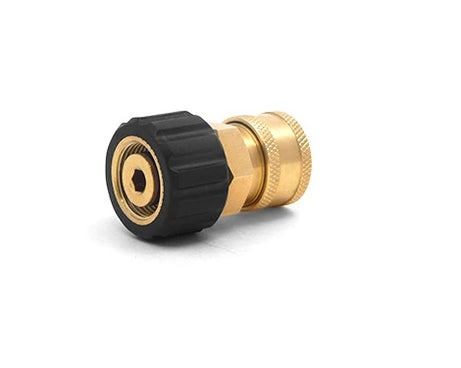 COUPLER BRASS 3/8 QC X M22 F TWIST COUPLER (15MM)