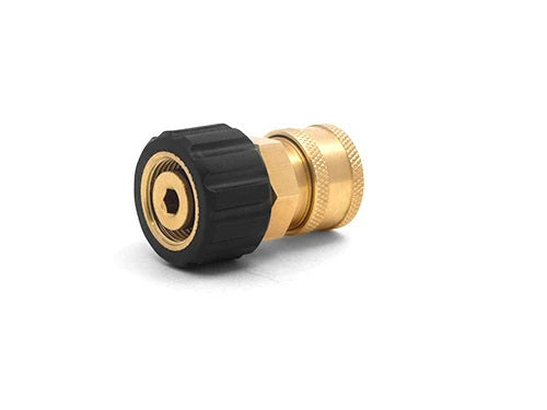 COUPLER BRASS 3/8 QC X M22 F TWIST COUPLER (15MM)
