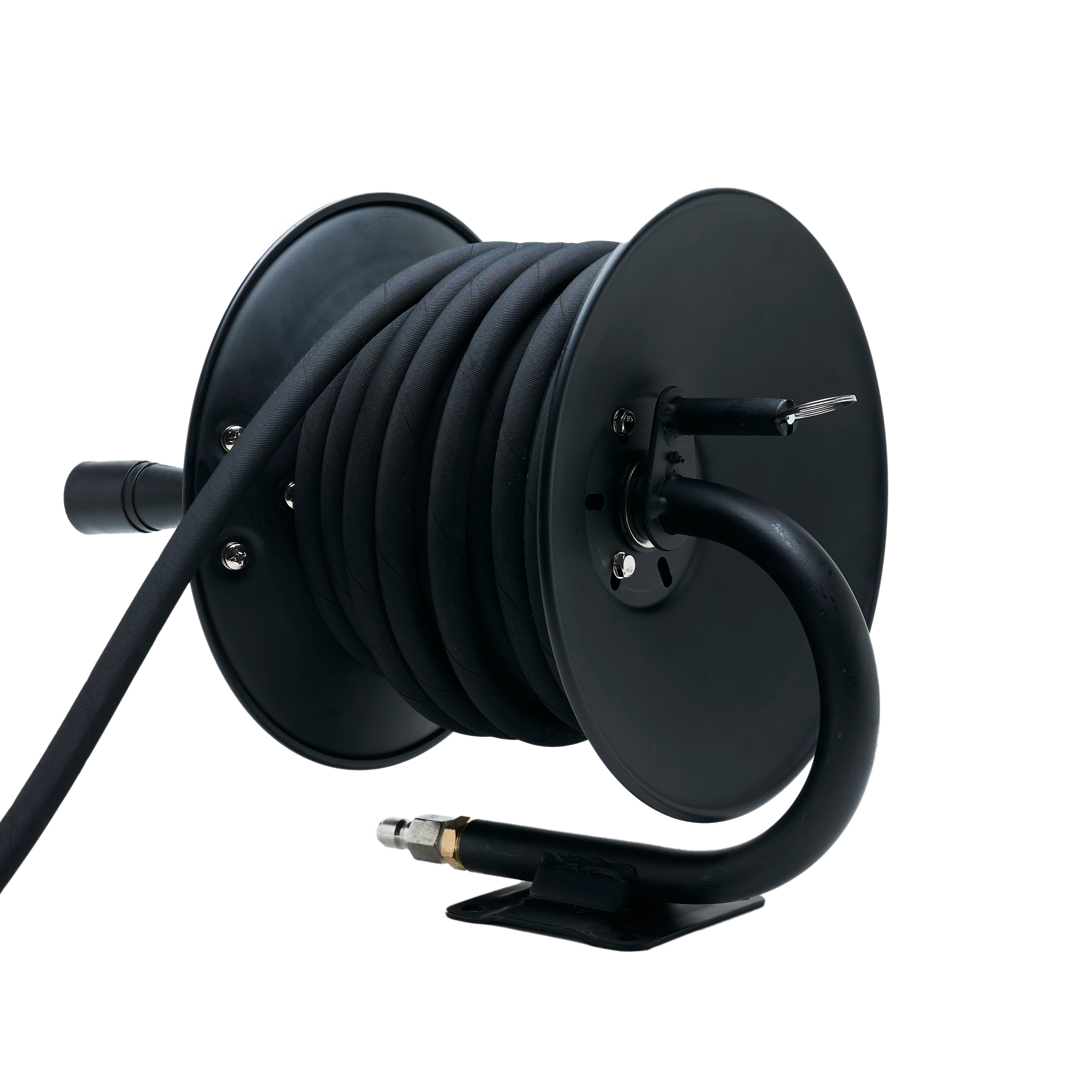 100' PROFESSIONAL HOSE REEL KIT- 100' BLACK