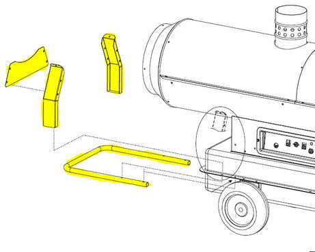 BLAZE 300 STANDRD TANK SUPPORT &HANDLE KIT-02AC921