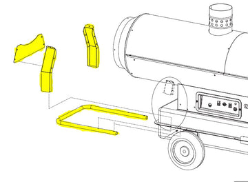 BLAZE 300 STANDRD TANK SUPPORT &HANDLE KIT-02AC921
