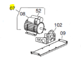 AACO Motor 750 W - 120V - 60Hz