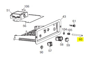 Veloci Heater Replacement Power cord