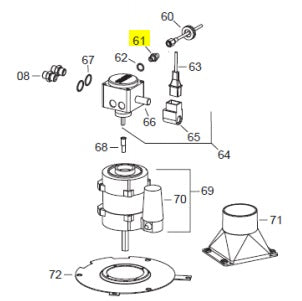 Veloci Heater Replacement Iron fitting 1/8