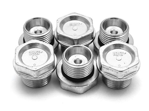 PUMP KIT G5 NICKELED BRASS CAPS + O.R. (2X6 PCS)