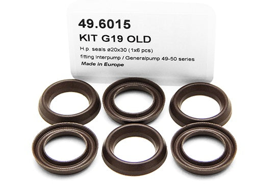 PUMP KIT G19 OLD H.P. SEALS Ã˜20X30 (1X6 PCS)