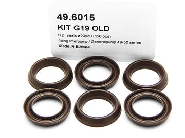 PUMP KIT G19 OLD H.P. SEALS Ø20X30 (1X6 PCS)