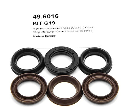 PUMP KIT G19 HIGH/LOW PRESSURE SEALS Ã˜20 (2X3PCS)