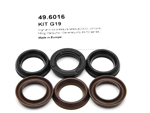 PUMP KIT G19 HIGH/LOW PRESSURE SEALS Ø20 (2X3PCS)