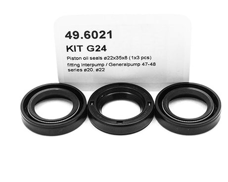 PUMP KIT G24 PISTON OIL SEAL Ã˜22X35X8 (1X3PCS)