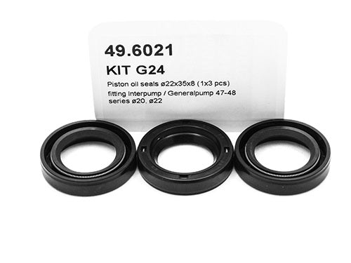 PUMP KIT G24 PISTON OIL SEAL Ã˜22X35X8 (1X3PCS)