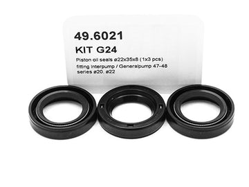 PUMP KIT G24 PISTON OIL SEAL Ø22X35X8 (1X3PCS)